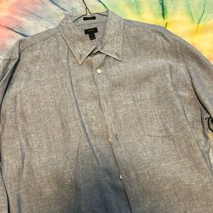 J. Crew Baird McNutt Linen XL Slim button down